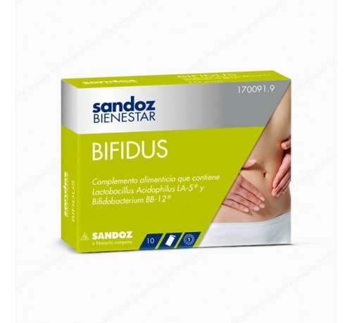 Sandoz bienestar bifidus monodosis (10 sobres)