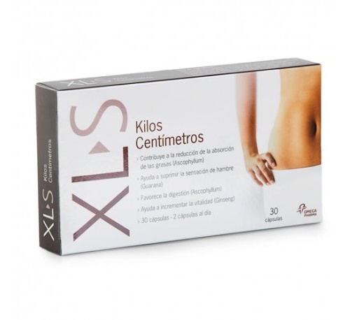 XLS Kilos Centímetros 30 Comprimidos