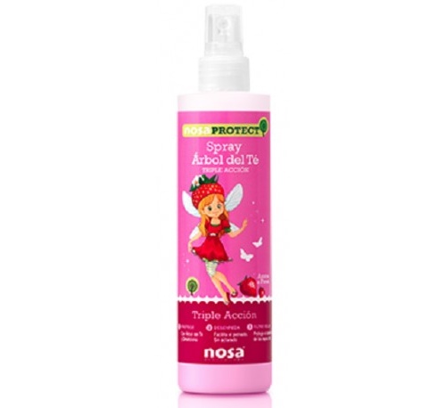 Nosa spray desenredante arbol del te (rosa 250 ml)