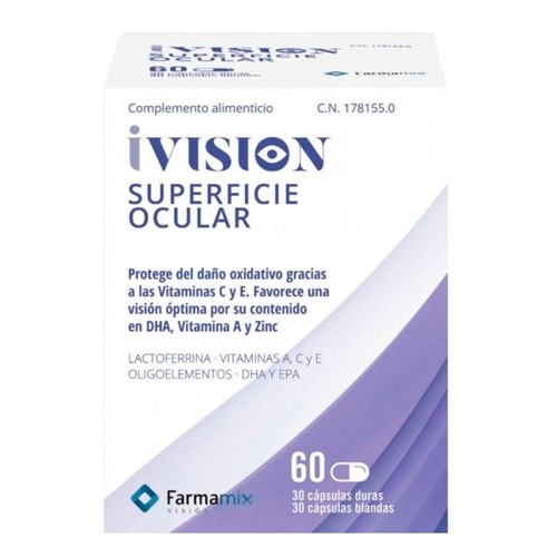 Ivision superficie ocular (60 caps)