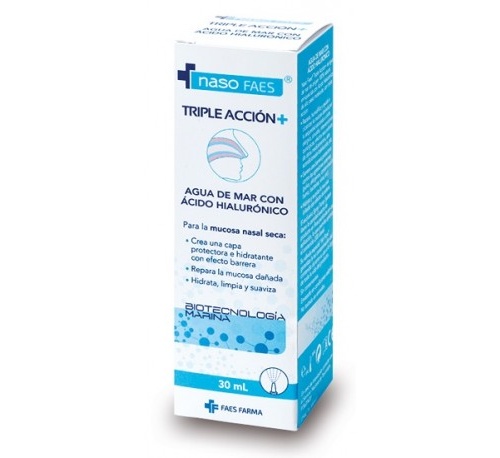 Naso faes triple accion+ limpieza nasal (30 ml)