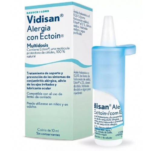 Vidisan alergia con ectoin colirio multidosis (1 envase 10 ml)