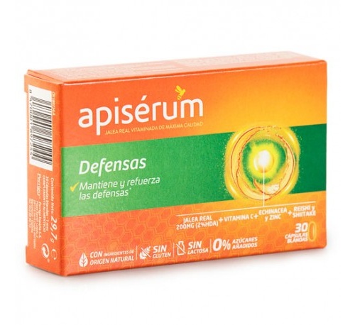 Apiserum defensas (30 capsulas blandas)