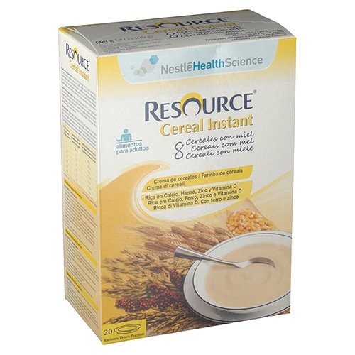 RESOURCE CEREAL INSTANT 8 CEREALES CON MIEL (600 G)