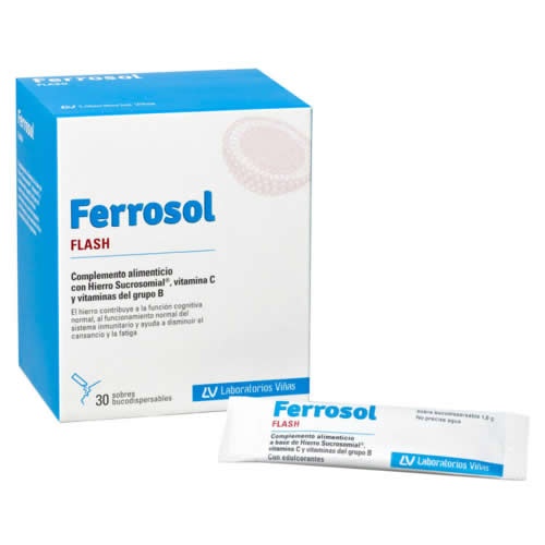 Ferrosol flash (30 sobres bucodispersables)