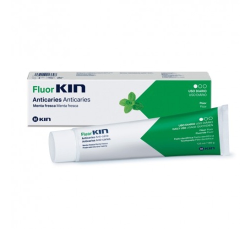 Fluor kin anticaries pasta dentifrica (menta fresca 125 ml)