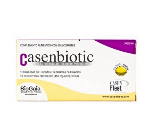 Casenbiotic (sabor limon 10 comp)