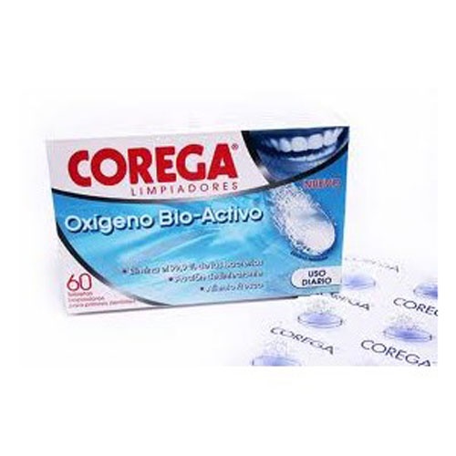 Corega oxigeno bio-activo - limpieza protesis dental (66 tabletas)