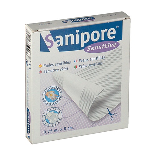 Sanipore - aposito adhesivo (banda 75 cm x 8 cm)