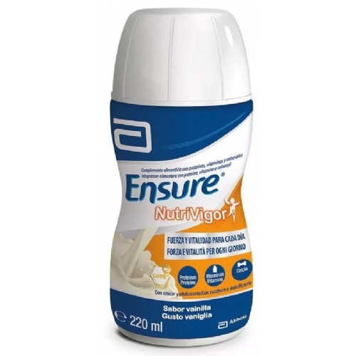 Ensure nutrivigor (4 botellas 220 ml sabor vainilla)