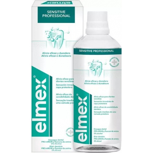 Elmex sensitive profesional enjuague (1 envase 400 ml)