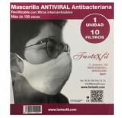 Mascarilla teja adulto antiviral fantexfil