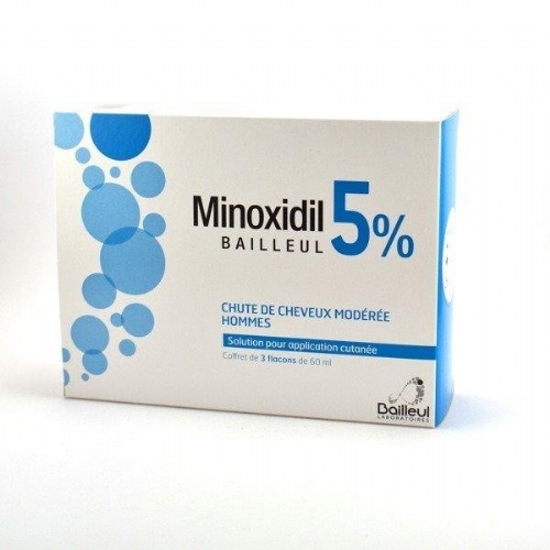 MINOXIDIL BIORGA 50 MG/ML SOLUCION CUTANEA , 1 frasco de 60 ml y 1 accionador con boquilla y 1 accio