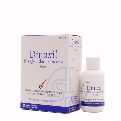 DINAXIL 50 MG/ML SOLUCION CUTANEA, 1 frasco de 60 ml