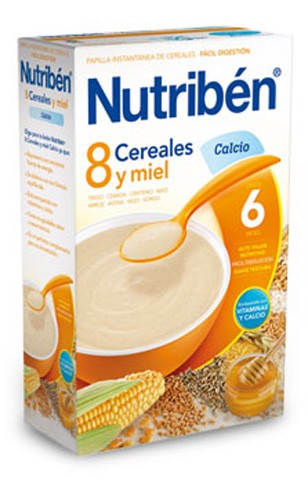 Nutriben 8 cereales y miel calcio (600 g)