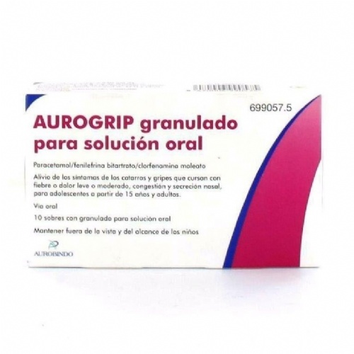 BISOLGRIP FORTE GRANULADO PARA SOLUCION ORAL , 10 sobres