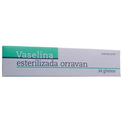 VASELINA ESTERILIZADA PURA ORRAVAN POMADA , 1 tubo de 32 g