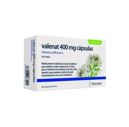 VALENAT 400 MG CAPSULAS 48 capsulas