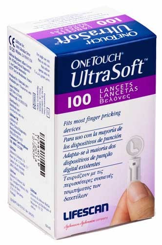 Onetouch ultra soft lancetas (100 u)