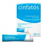 CINFATOS 15 MG SOLUCION ORAL EN SOBRES , 18 sobres