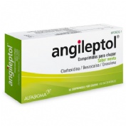 ANGILEPTOL COMPRIMIDOS PARA CHUPAR SABOR MENTA-EUCALIPTO, 30 comprimidos